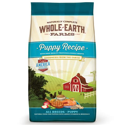 Whole Earth Farms Puppy Recipe Dry Dog Food, 4 lb - Walmart.com ...