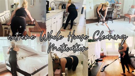 Whole House Clean With Me Extreme Cleaning Motivation Homemaking