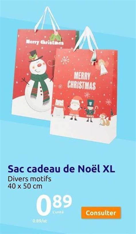 Promo Sac Cadeau De No L Xl Chez Action Icatalogue Fr