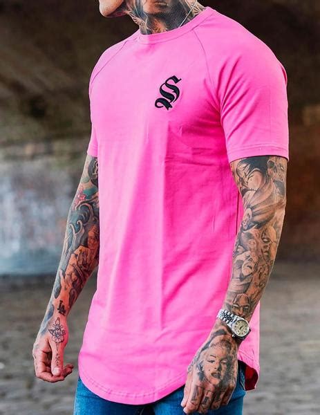 Venta Camiseta Fucsia Hombre En Stock