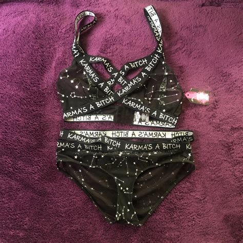 Lingerie Set Never Worn Sheer Depop