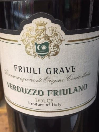 Zuccolo Verduzzo Friulano Dolce Vivino United States