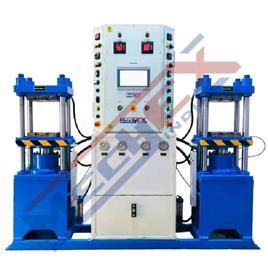 X Double Station Upstroke Rubber Compression Moulding Machine