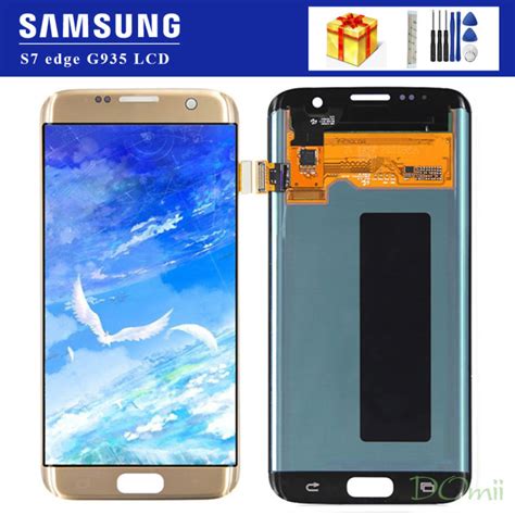 ORIGINAL SUPER AMOLED LCD For SAMSUNG Galaxy S7 Edge LCD G935 G935F LCD