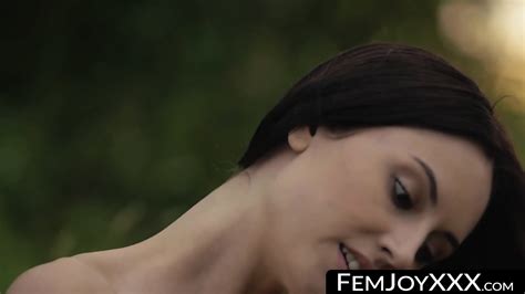 Sade Mare A Natural Brunette Teases Men Outside