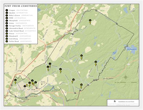 Fort Drum Training Area Map - Printable Maps Online