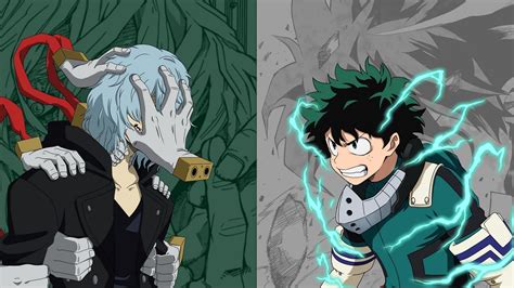 hero academia  confrontation  deku  shigaraki