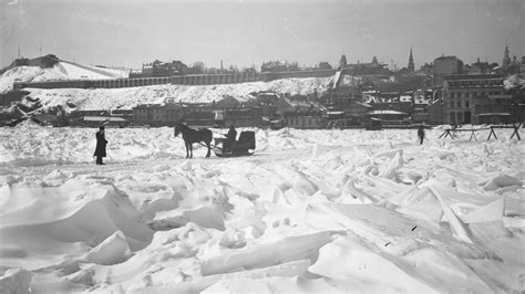 L Poque O Des Ponts De Glace Traversaient Le Saint Laurent