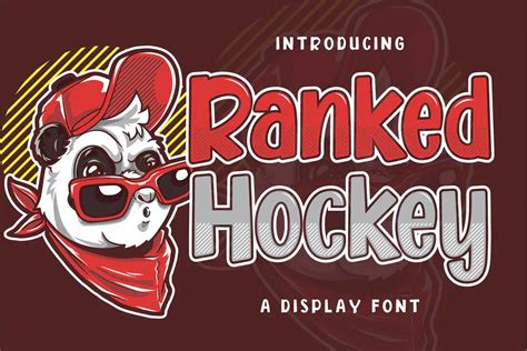 Ranked Hockey Font - Dfonts