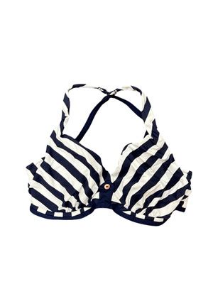 Fantasie INK Cote D Azur Underwire Deep Plunge Bikini Swim Top US 38F