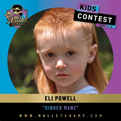 Kid Winners Of The USA Mullet Championship Will Be Announced Next Week