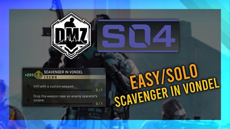 Scavenger In Vondel Crown Guide Dmz Season 4 Mission Guide Vondel