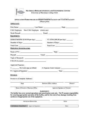 Umd Application Fill Online Printable Fillable Blank PdfFiller