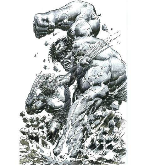 Mike Deodato Jr Hulk Artwork Hulk Art Wolverine Art