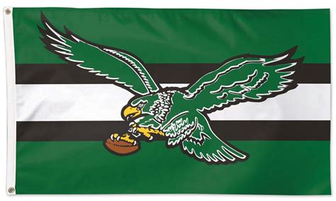 Philadelphia Eagles Retro Logo Deluxe 3×5 Flag - I AmEricas Flags