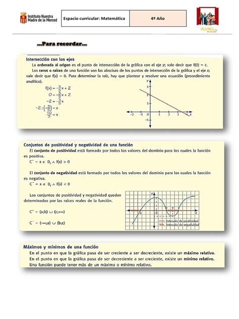 Funciones Matemáticas | PDF 