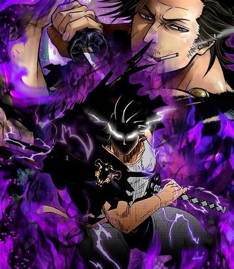 CAPT YAMI DARK CLOAK SLASH BLACK CLOVER Poster Digital Art by Justin Davis