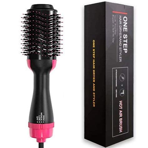 In Hair Dryer Brush Blow Dryer With Comb One Step Hair Blower Brush Hot Air Styling Comb