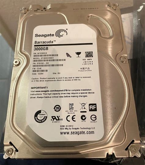 Seagate Barracuda 3 TB 3 5 Zoll SATA Kaufen Auf Ricardo