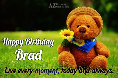 Happy Birthday Brad - AZBirthdayWishes.com