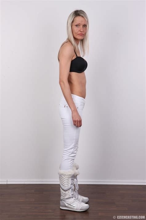 Slim Blonde Milf With Sweet Boobs In Black XXX Dessert Picture 4