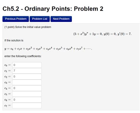 Solved Solve The Initial Value Chegg