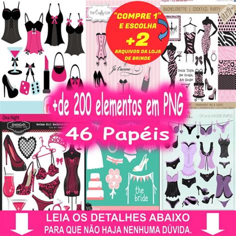 Kit Digital Chá de Lingerie Elo Produtos Especiais