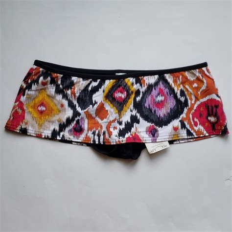 Kenneth Cole Swim New Kenneth Cole Swim Skirted Bikini Bottom S Poshmark
