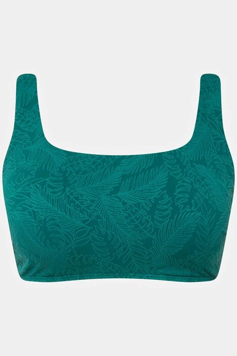 Palm Leaf Textured Bikini Set Bikinis Tankinis Swimwear