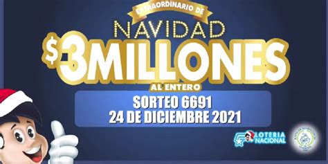 Sorteo Extraordinario de Navidad: Resultados de la Lotería Nacional 6691