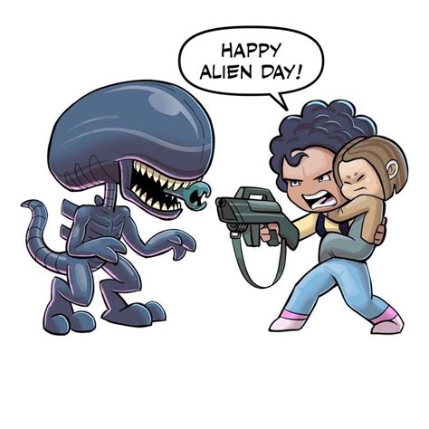 The Pose Archives On Twitter Rt Tonycartoonish Happy Alien Day