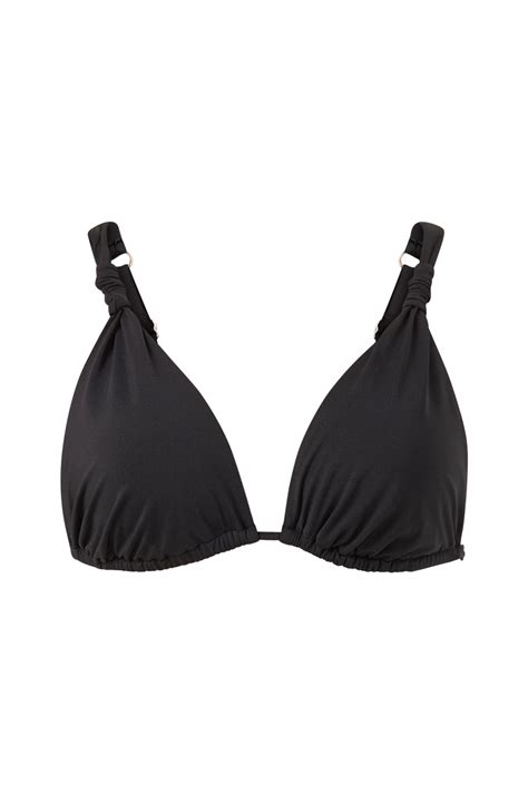 Ellos Bikini Bh Med Triangelkupor Svart Bikini Verdelar Ellos Se