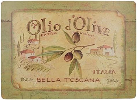 Creative Tops Extra Large Olio D Oliva Cork Backed Placemats Multi