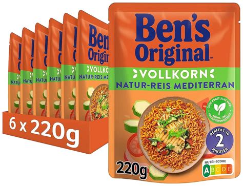 Ben S Original Express Reis Naturreis Mediterran Packungen X G