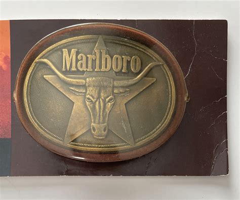 Marlboro Cigarettes Longhorn Belt Buckle S Gem