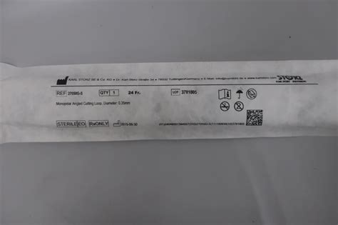 New Karl Storz 27050g S Electrodecuttingsterile24fr Disposables