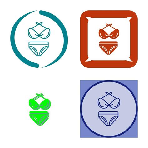Bikini Vector Icon Vector Art At Vecteezy
