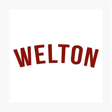 Lámina fotográfica MÁS VENDIDO Mercancía del logotipo de Welton de