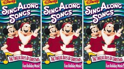 disney sing  songs  twelve days  christmas  youtube