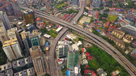 Aerial view of highway junctions sha containing above, town, and cross ...