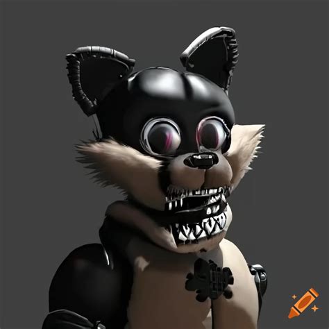 Black Cat Furry Animatronic In Trad Goth Style On Craiyon