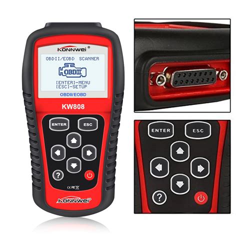 La Fábrica Original De Konnwei Kw808 Escáner Obd 2 Coche Herramienta De