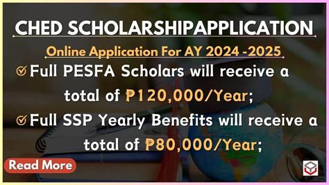 Ched Scholarship Application Form 2024 To 2025 Apply Now
