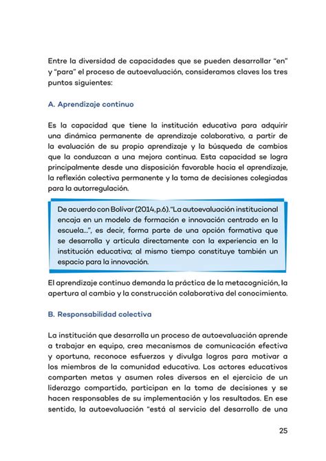 Guia De Autoevaluacion Institucional Con Fines De Mejora Educaci N