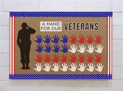 Veteran's Day Bulletin Board Idea | Printable Bulletin Board Kit | A