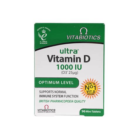 Vitabiotics Ultra Vit D3 1000Iu 96 Tab – Pharmazone