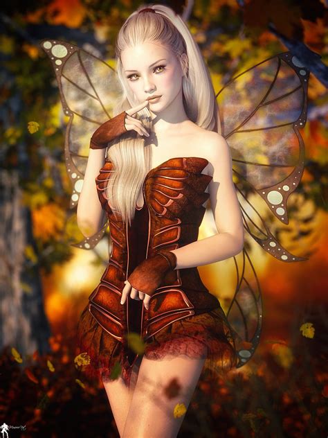 ArtStation - Fée d'Automne 3, Lamuserie antoine #girl #fantasy… #art # ...