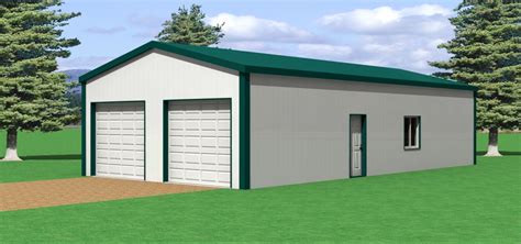 24 Wide X 48 Long Pole Barn Plan