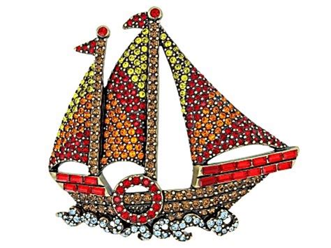 Solve Sailboat Brooch Jigsaw Puzzle Online With Pieces