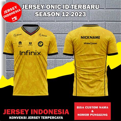 Jual Jersey E Sport Mobile Legends Onic Id Mpl Id Season Terbaru